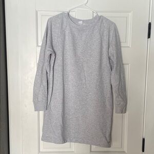GAP Heather Gray Sweatshirt Dress